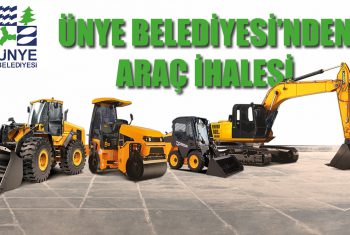 ÜNYE BELEDİYESİ’NDEN ARAÇ İHALESİ – 622