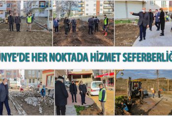 ÜNYE’DE, HER NOKTADA HİZMET SEFERBERLİĞİ – 400