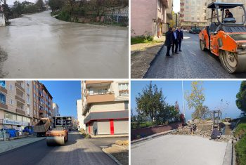 ÜNYE’DE YOL YATIRIMLARI HIZ KAZANDI – 402