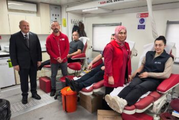 ÜNYE BELEDİYESİ’NDEN KAN BAĞIŞI KAMPANYASINA TAM DESTEK (1)