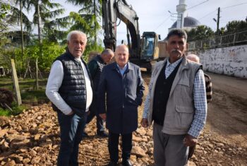 TMO YOLUNDA GENİŞLETME ÇALIŞMALARI SÜRÜYOR