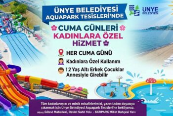 BAŞKAN TAVLI’DAN KADINLARA ÖZEL AQUAPARK MÜJDESİ